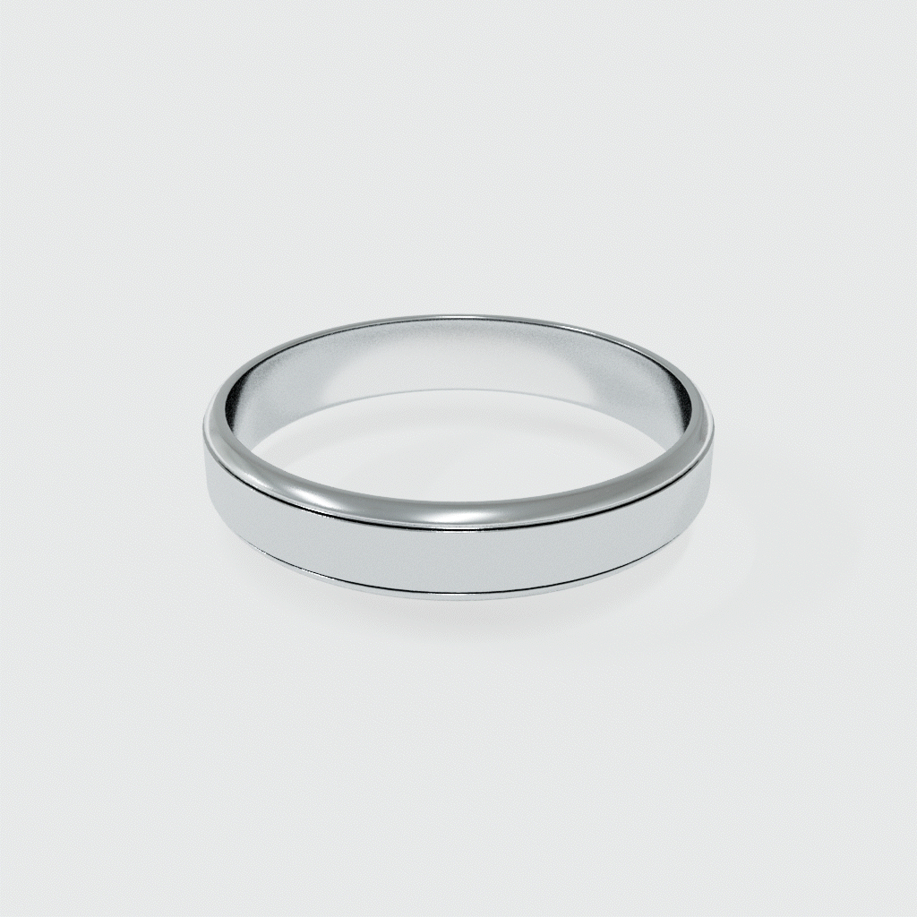 ARGOLLA LIJA CON DIAMANTADO 4MM