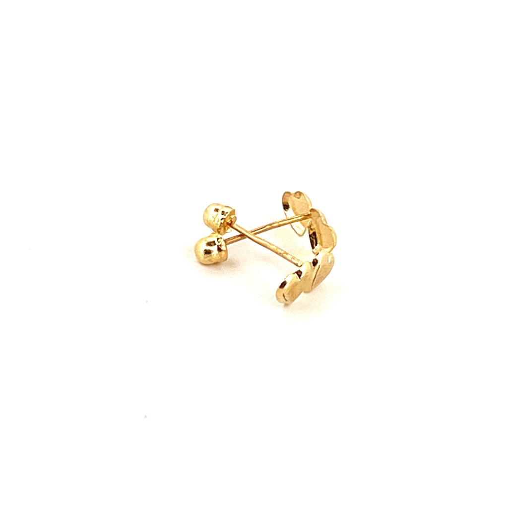 BROQUEL CORAZON DOBLE LISO 10K