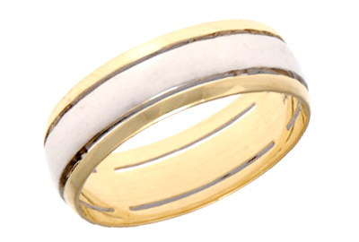 [372092/4.0/AMA18/6] ARGOLLA BCO AL CENTRO BRILLANTE CON FILO AMA (Oro amarillo 18kt, 4.0)