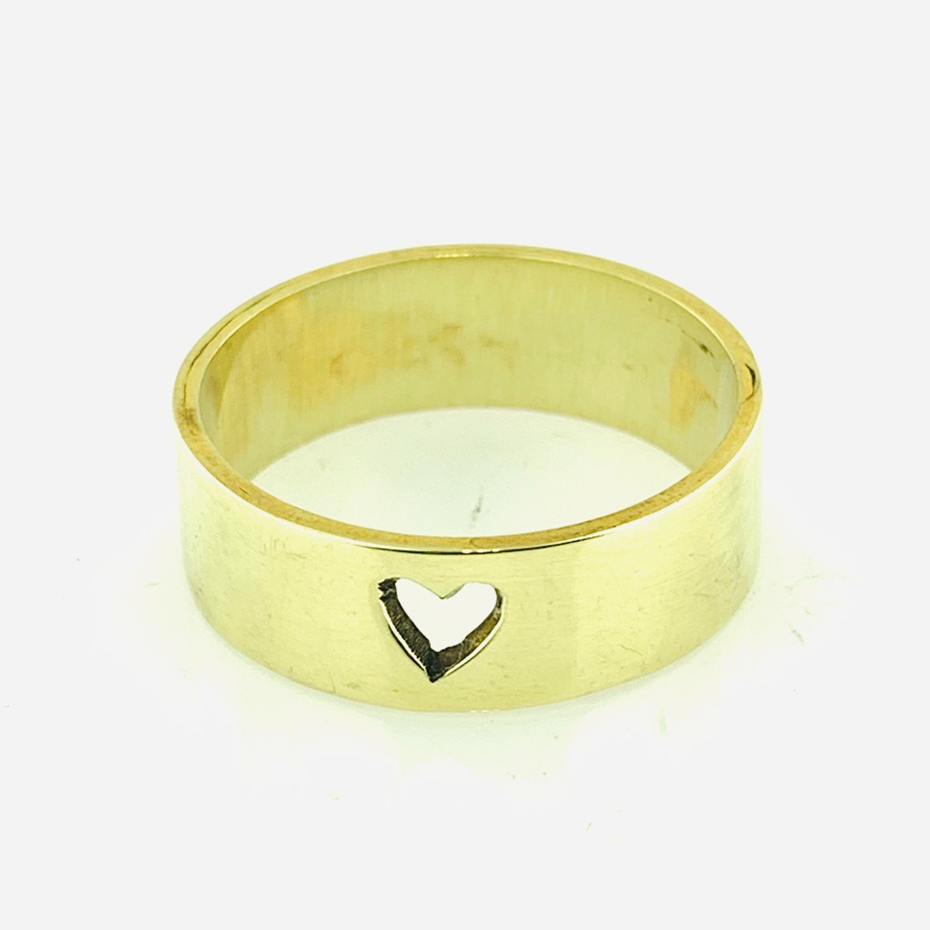 [0001093/4.0/AMA18/5] ARGOLLA CORTE INGLES CORAZON CALADO (Oro amarillo 18kt, 5mm, 4.0)
