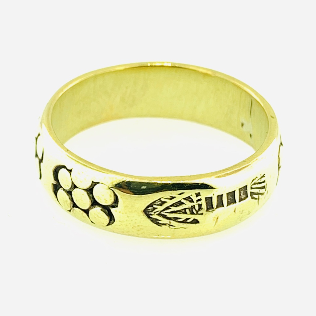 [372225/4.0/AMA18/4] ARGOLLA ECO AMA BRILLANTE CON LUSTRE (Oro amarillo 18kt, 4mm, 4.0)