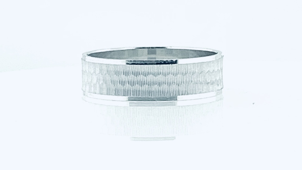 [372063/4.0/AMA18/4] ARGOLLA ESCARPADA BCO MATE (Oro amarillo 18kt, 4mm, 4.0)