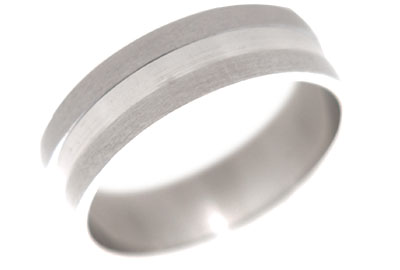 [372004/4.0/AMA18/6] ARGOLLA MATE LUSTRE AL CENTRO (Oro amarillo 18kt, 4.0)