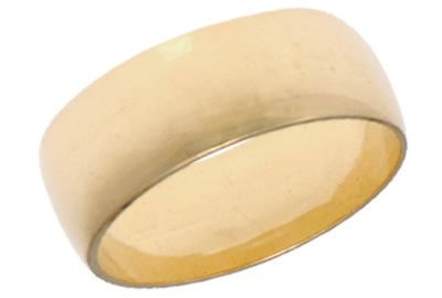 [372055/4.0/AMA18/4] ARGOLLA MEDIA CAÑA LISA (Oro amarillo 18kt, 4mm, 4.0)