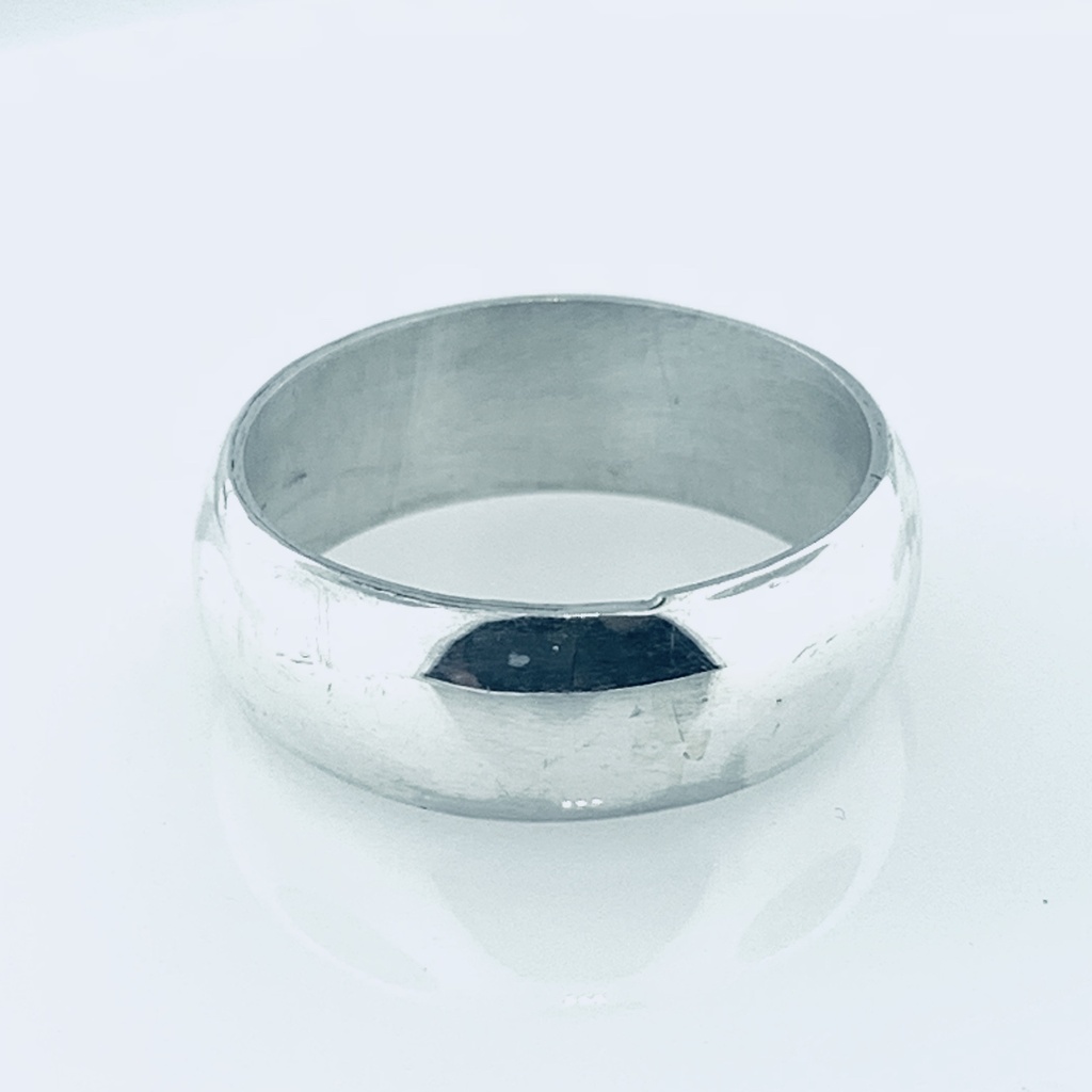 [372263/4.0/AMA18/6] ARGOLLA MEDIA CAÑA LISA 6MM BCO (Oro amarillo 18kt, 4.0)