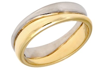 [372124/4.0/AMA18/6] ARGOLLA OLAS BITONO (Oro amarillo 18kt, 4.0)